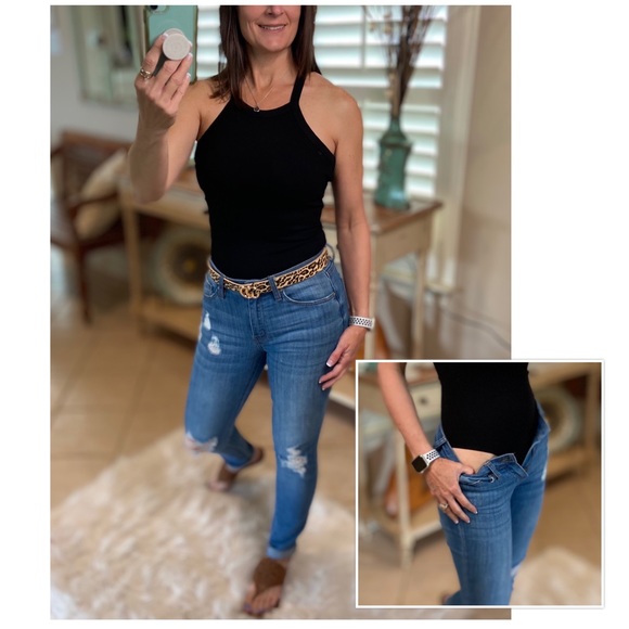 Tops - Halter Neck Criss Cross Back Bodysuit Black 1421